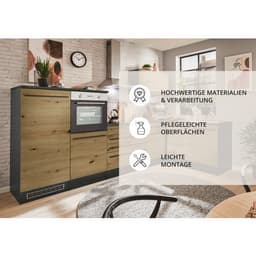 BASIC by Balculina Winkelküche Jazz | Braun