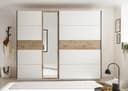 Schlafkontor Leo Schwebetürenschrank | Holztöne