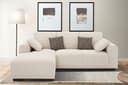 Home affaire Ecksofa BORNHOLM L-Form | Beige