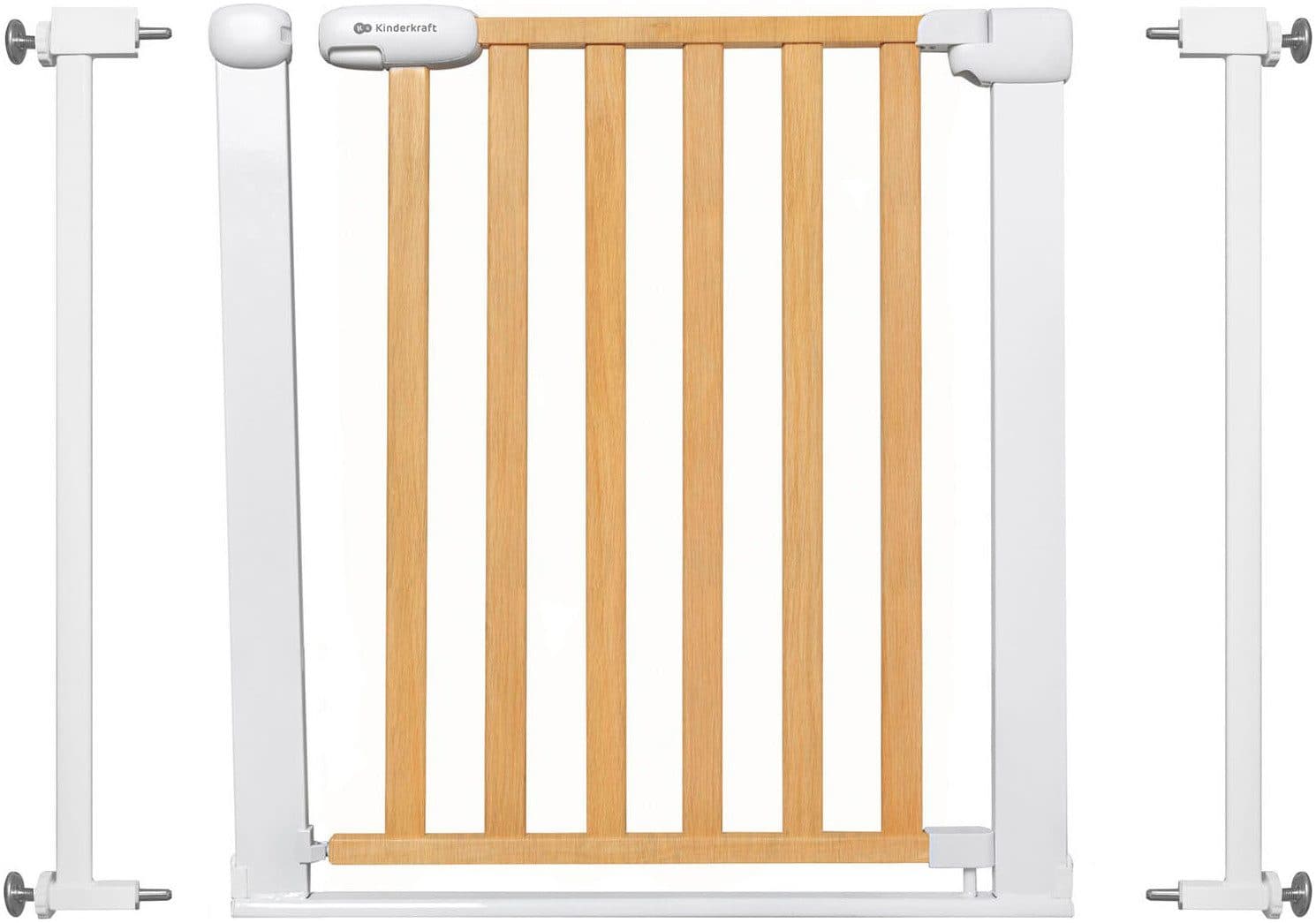 Kinderkraft Türschutzgitter LOCK & GO | Holztöne