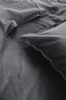 Primera Bettwäsche Stone-Washed | Grau