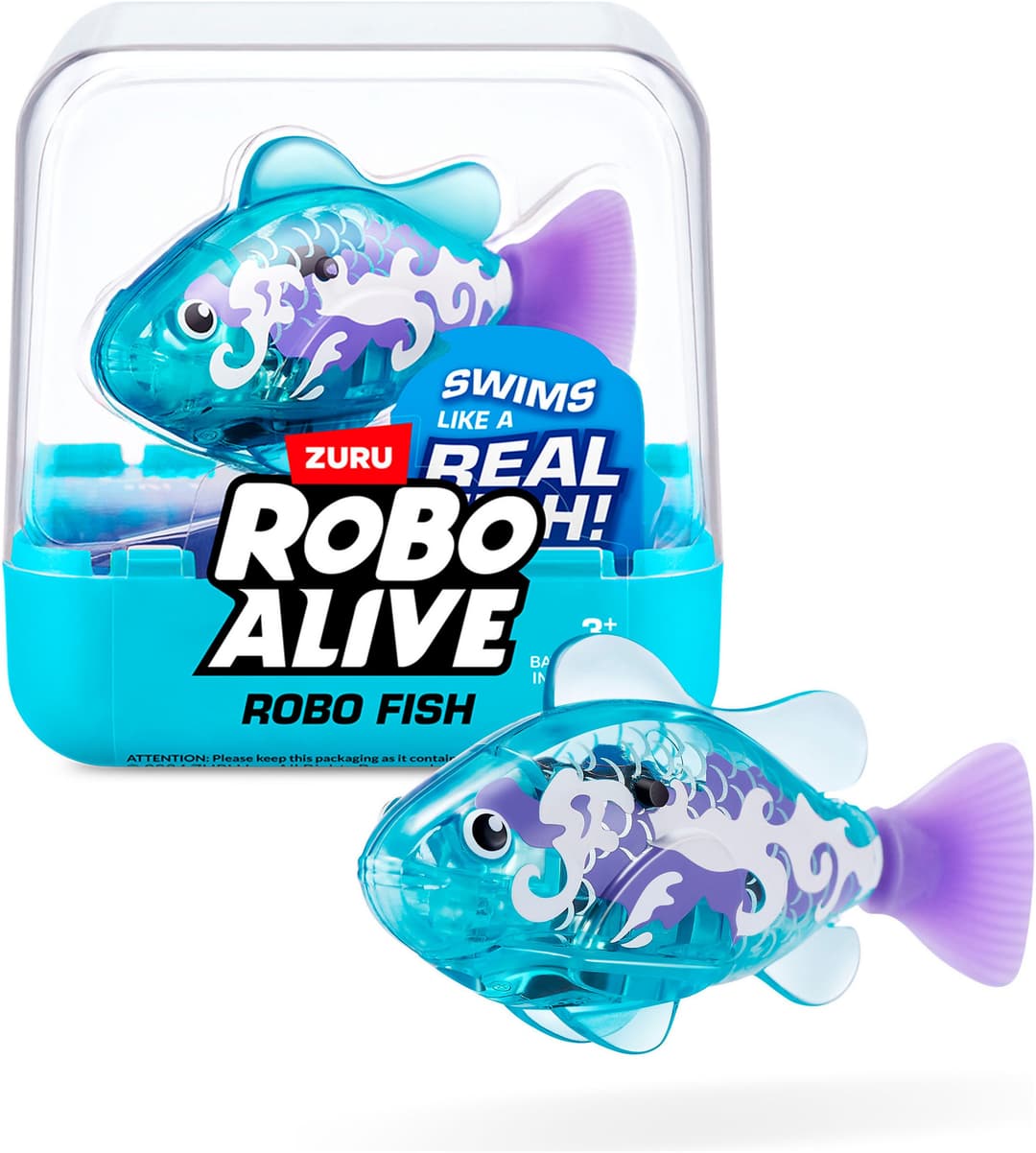 ZURU Robo Alive Roboter-Fisch Serie 3 | Mehrfarbig