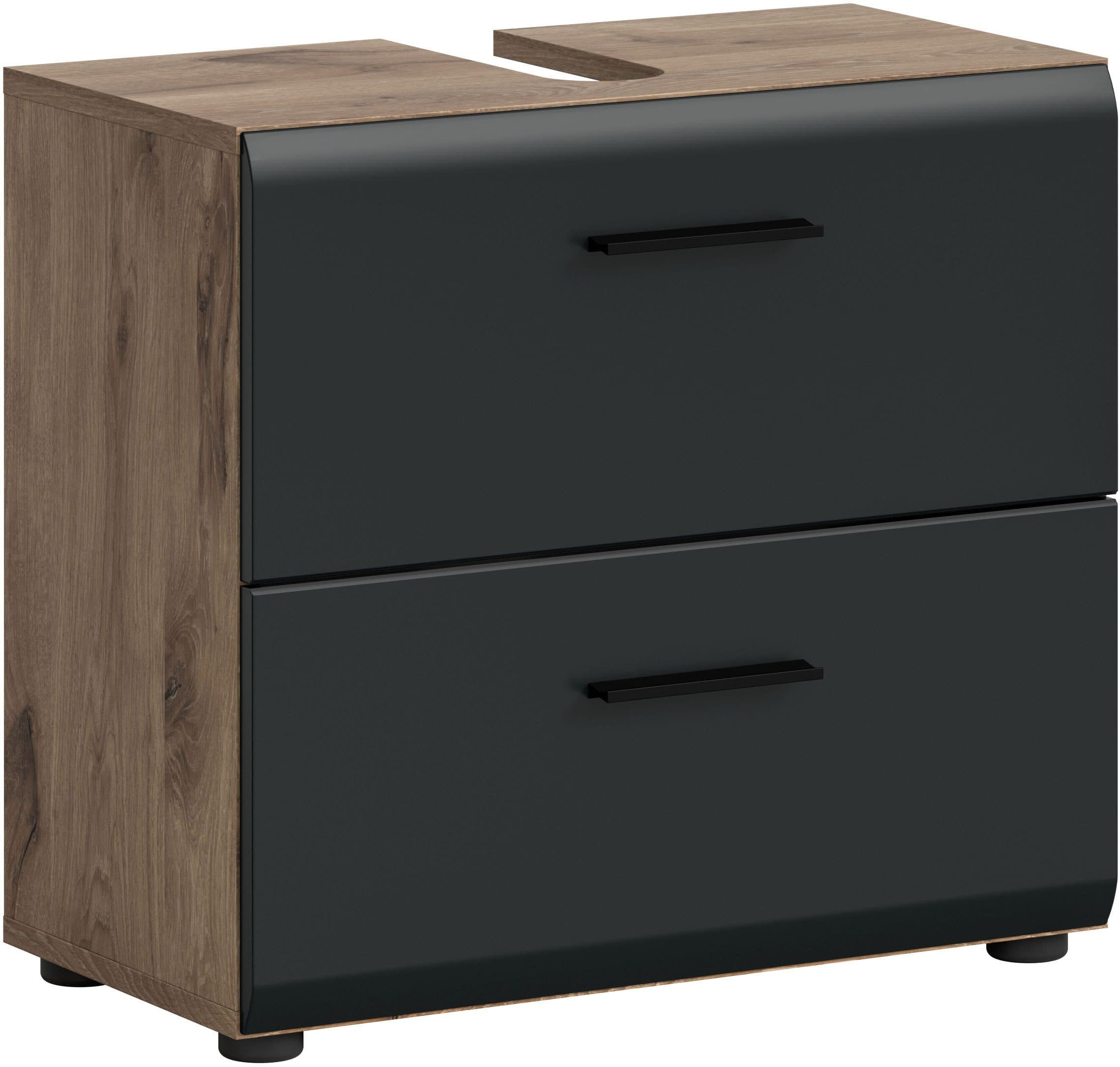 welltime Waschbeckenunterschrank FLORENZ | Holztöne