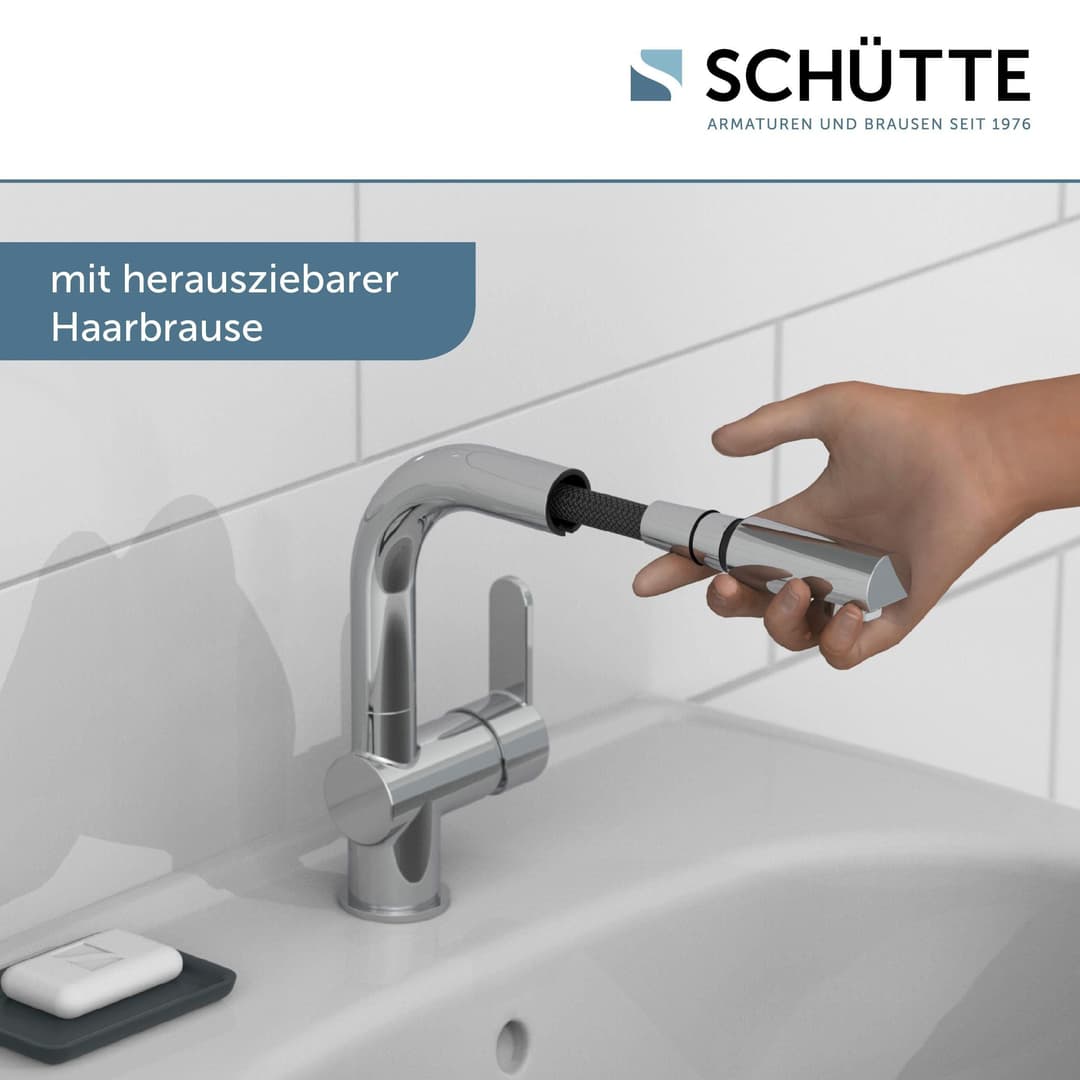 Schütte LONDON Einhebel-Mischbatterie | Silber