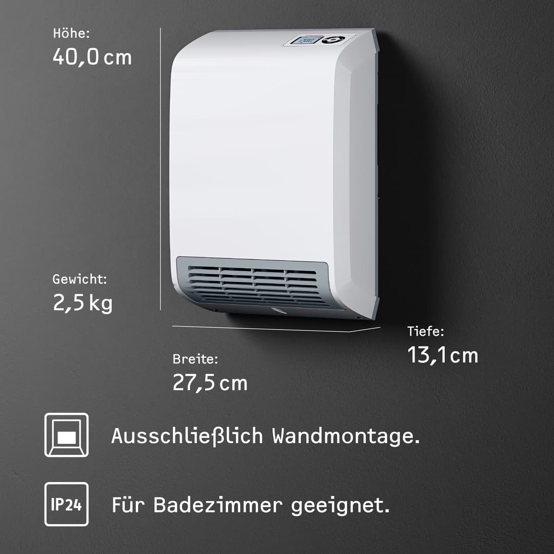 Stiebel Eltron Badschnellheizer CK 20 trend LCD | Weiß