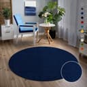 Sanat Teppich Uni | Blau