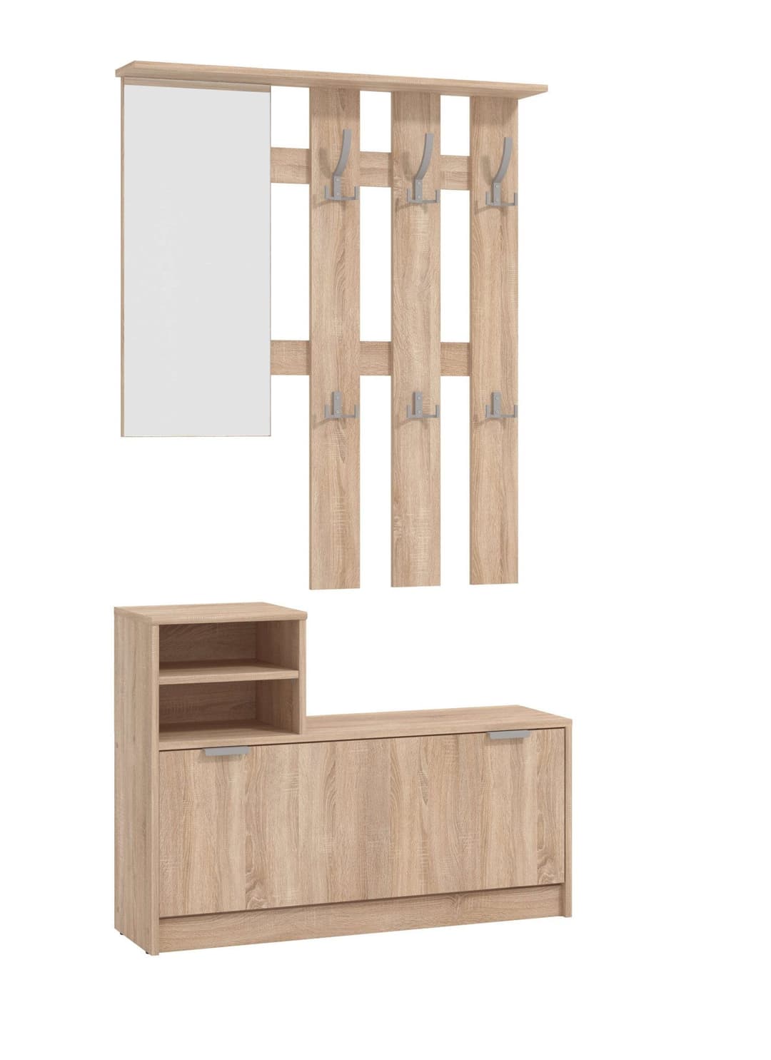 INOSIGN Garderoben-Set Ravenna | Holztöne
