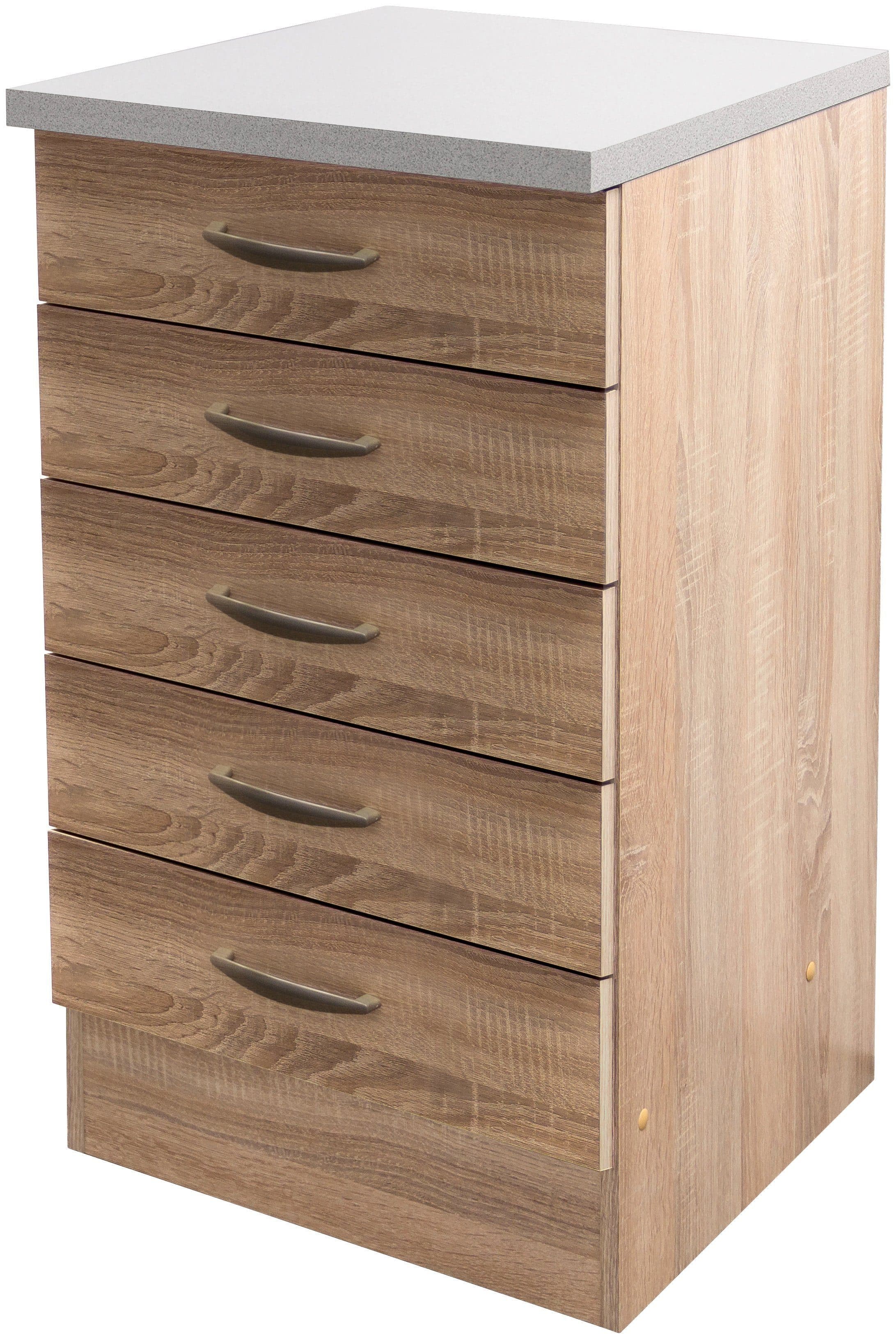 Flex-Well Unterschrank Bergen | Holztöne