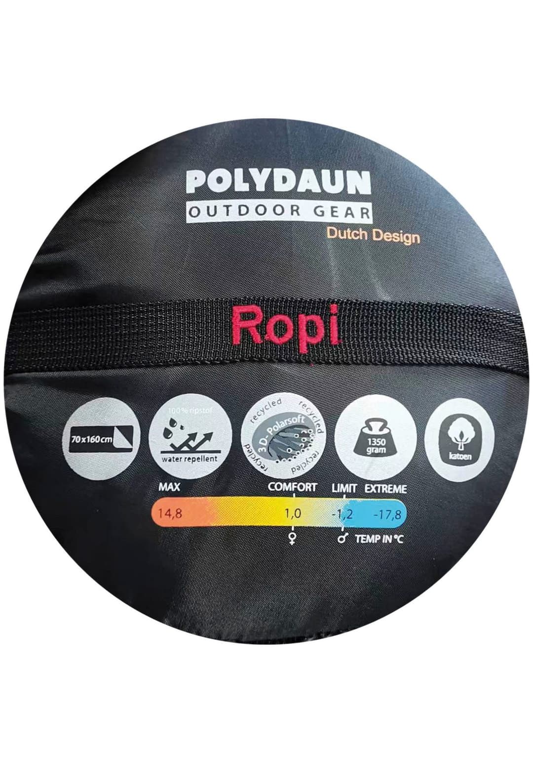 Polydaun Kinderschlafsack Ropi | Blau