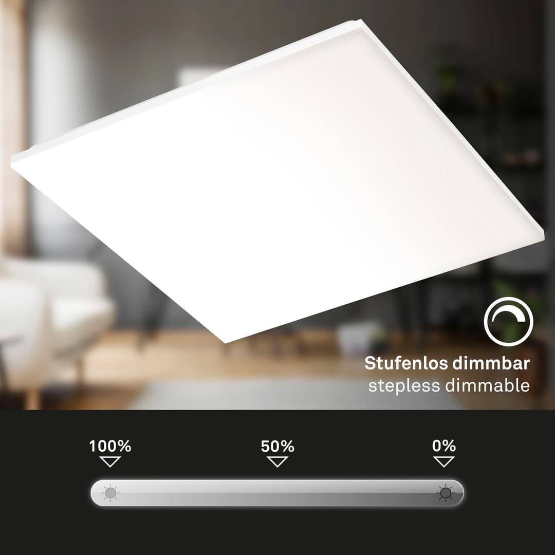 Briloner Leuchten LED Panel | Weiß