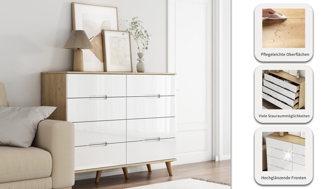 OTTO home Kommode | Weiß