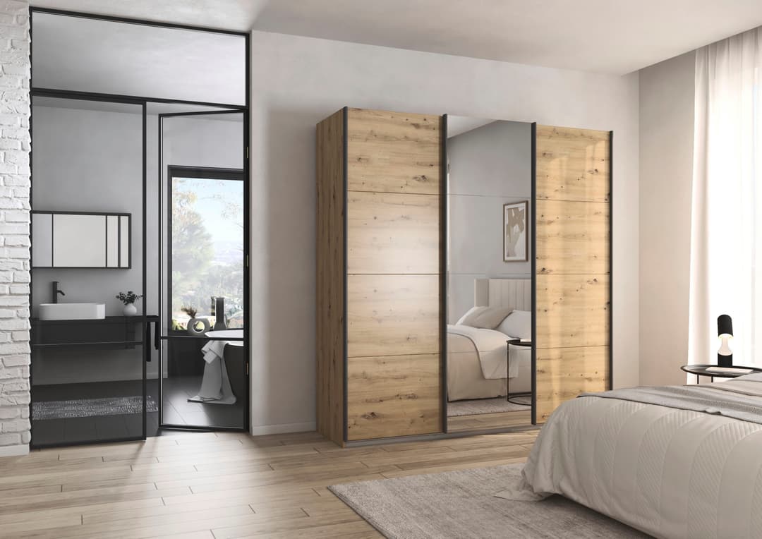 OTTO home Schwebetürenschrank AGORDO | Holztöne