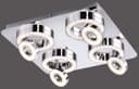 JUST LIGHT Deckenleuchte TIM | Silber 2