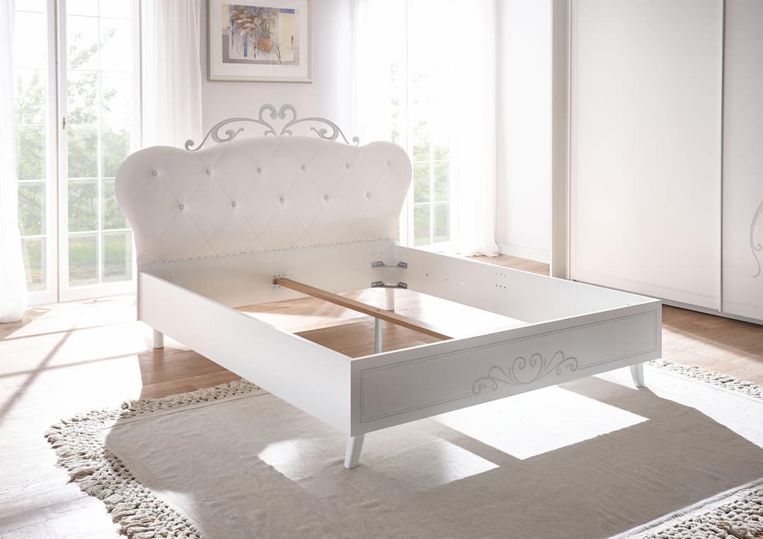 Home affaire Polsterbett Tivoli | Weiß