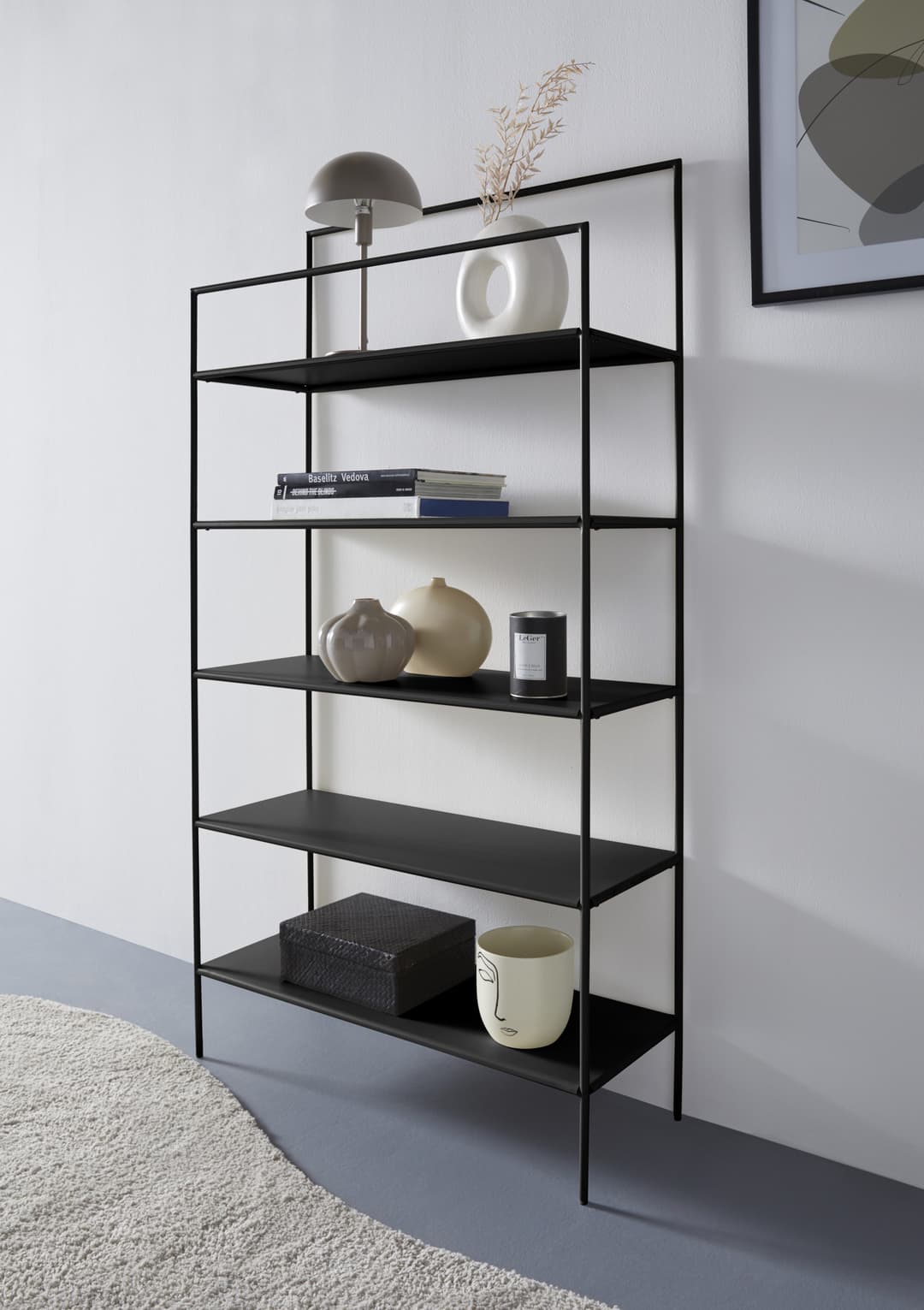 LeGer Home by Lena Gercke Alimo Mehrzweckregal | Schwarz