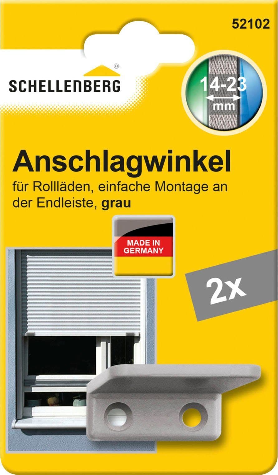 SCHELLENBERG Rollladen-Anschlagstopper | Grau