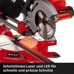 Einhell Akku-Kapp-Gehrungssäge TE-SM 36/210 Li - Solo | Rot