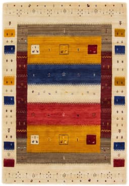 carpetfine Wollteppich Gabbeh Soni | Mehrfarbig