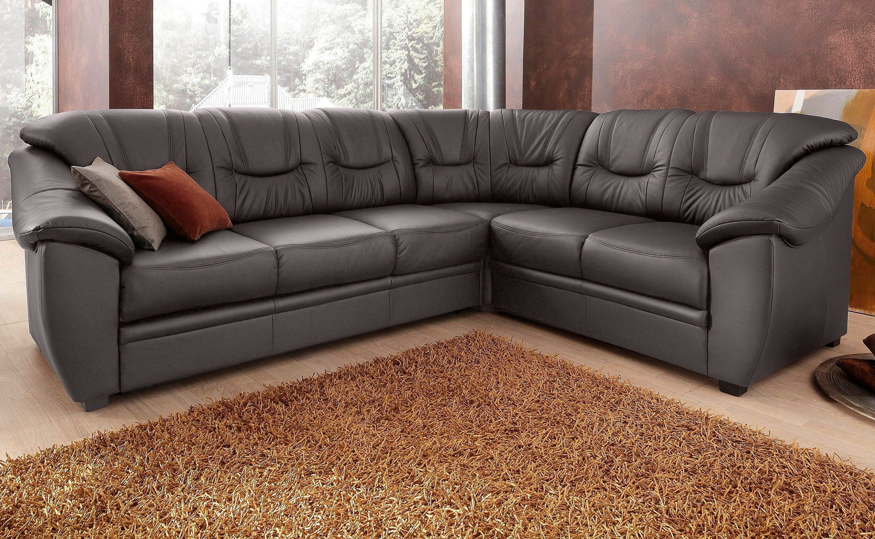 sit&more Ecksofa Savona L-Form | Braun