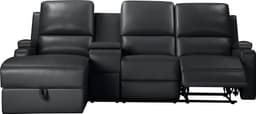 OTTO home Ecksofa NAPORI Multimediasofa | Schwarz