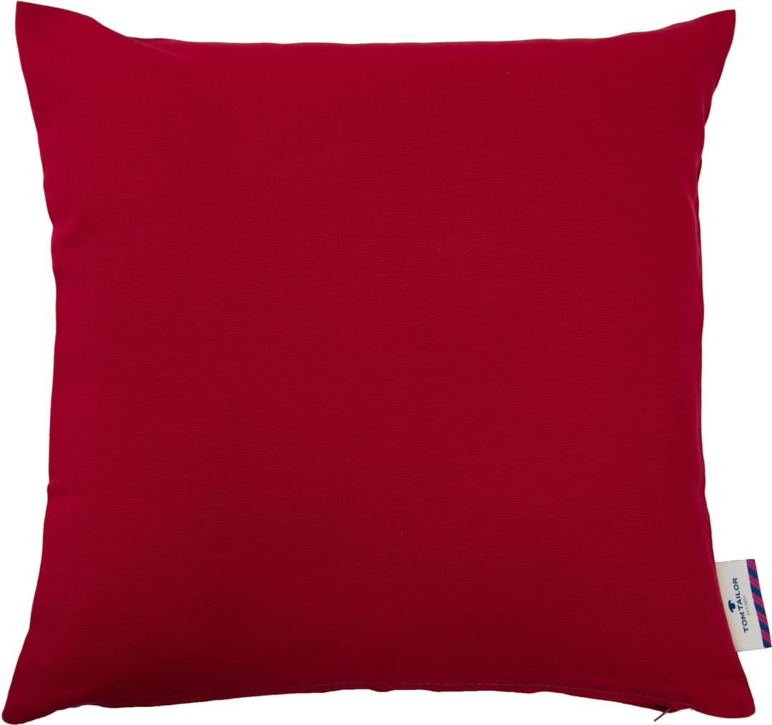 TOM TAILOR HOME Dekokissen Dove | Rot
