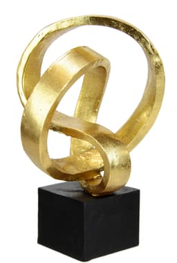 I.GE.A. Dekofigur Moderne Deko Skulptur | Gold