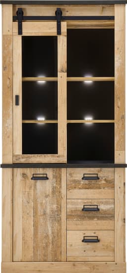 Home affaire Vitrine SHERWOOD | Holztöne