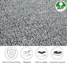 Andiamo Teppichboden Luton | Grau