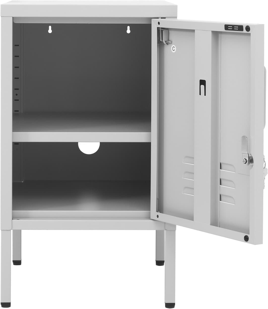 OTTO home Nachttisch Siena | Grau