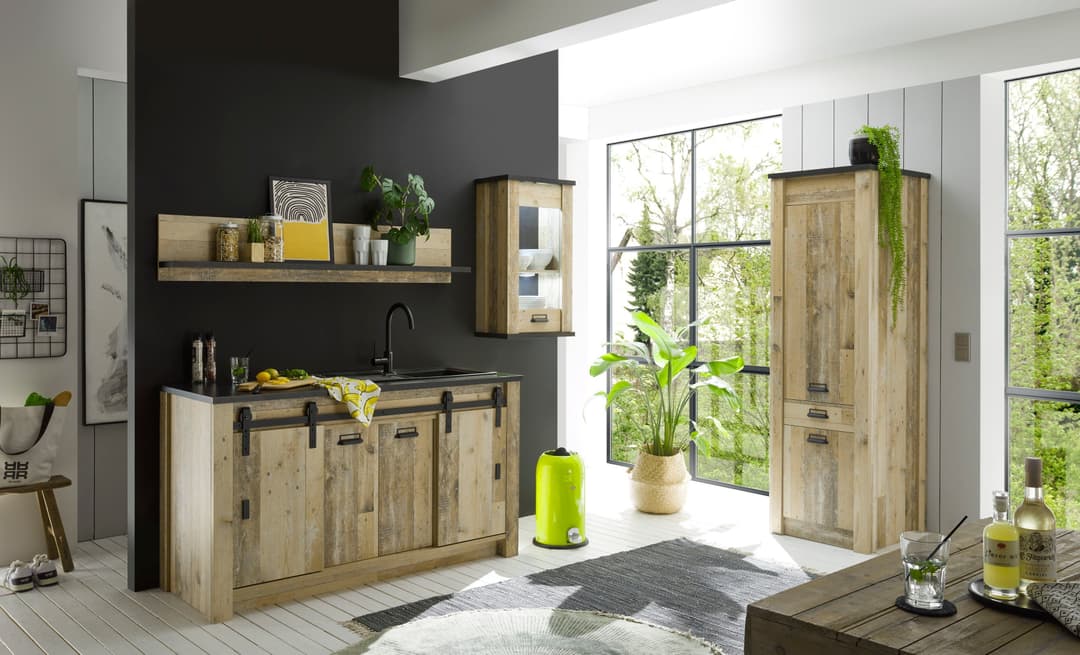 Home affaire Spülenschrank Sherwood | Holztöne
