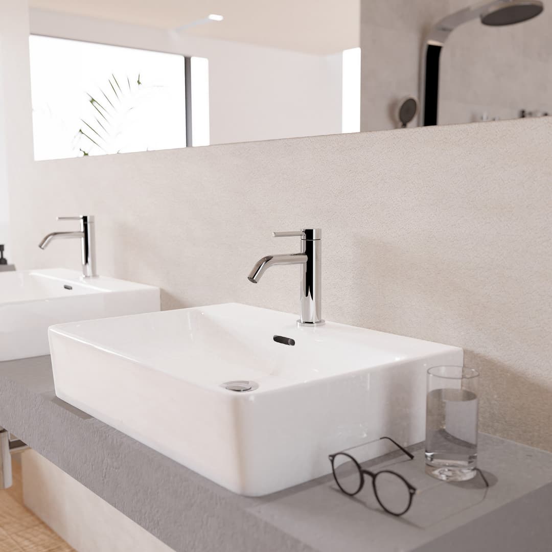 welltime Waschtischarmatur Toscana | Silber