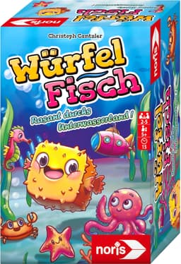 Noris Spiel Würfelfisch | Mehrfarbig