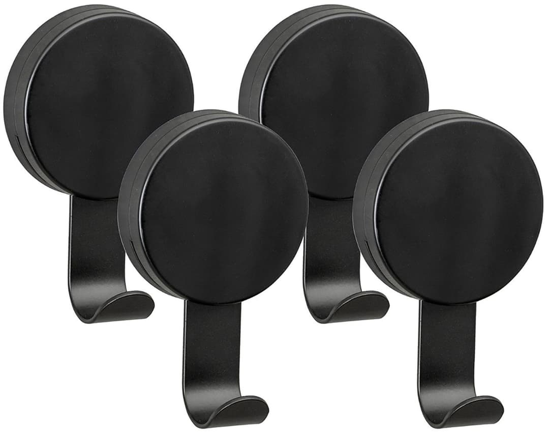 WENKO Wandhaken Static-Loc® Plus Pavia | Schwarz