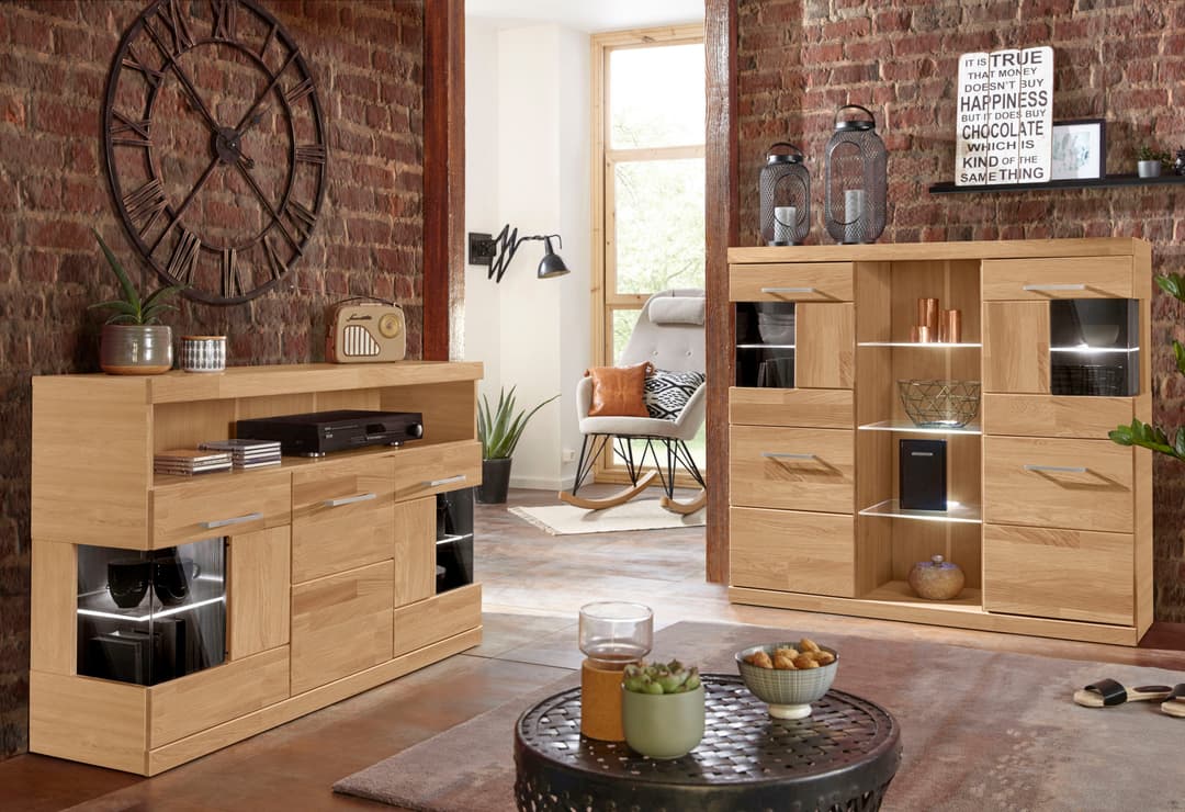 OTTO home Highboard Ribe | Holztöne