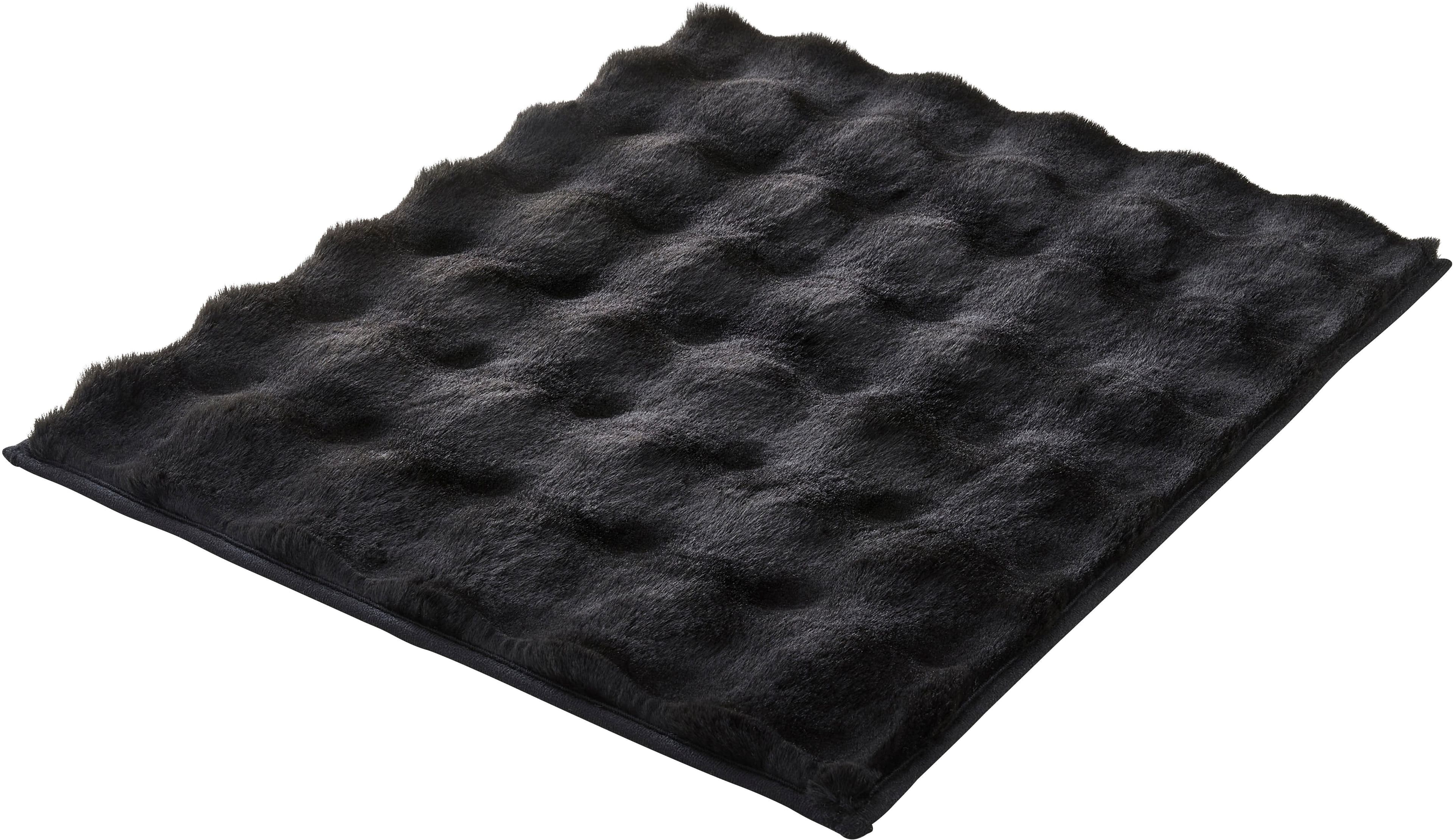 Kleine Wolke Cloud Badematte | Schwarz