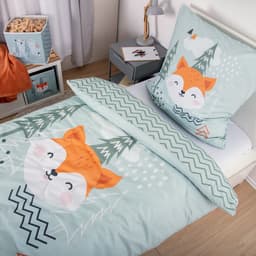 Baby Best Wendebettwäsche Young Collection Nordic Forest | Mehrfarbig