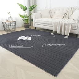 OTTO home Teppich Cali Regenbogen | Grau