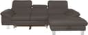 COTTA Ecksofa Driver L-Form | Braun 2