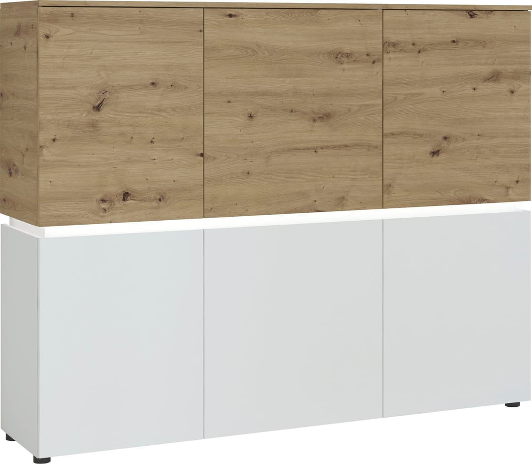 Home affaire Highboard Luci | Holztöne