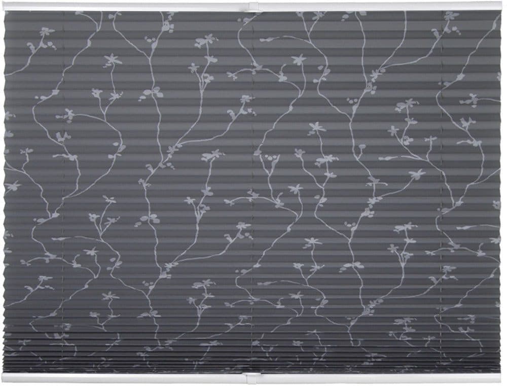 GARESA Plissee Blume | Grau