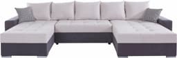 COLLECTION AB Wohnlandschaft Josy XXL U-Form | Grau