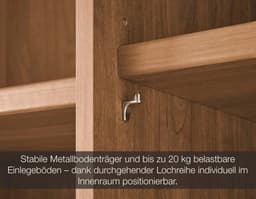 WIEMANN Kleiderschrank Lausanne | Holztöne