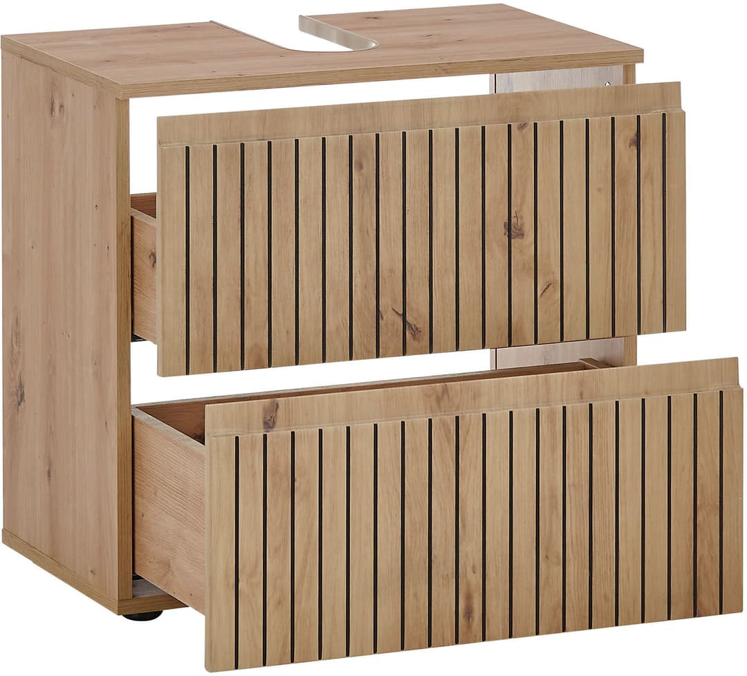 BASIC by Balculina Waschbeckenunterschrank Austin | Holztöne