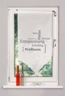 HOME WOHNIDEEN Scheibengardine AUSZEIT | Grau