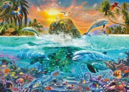 Ravensburger Puzzle Die Unterwasserinsel | Mehrfarbig
