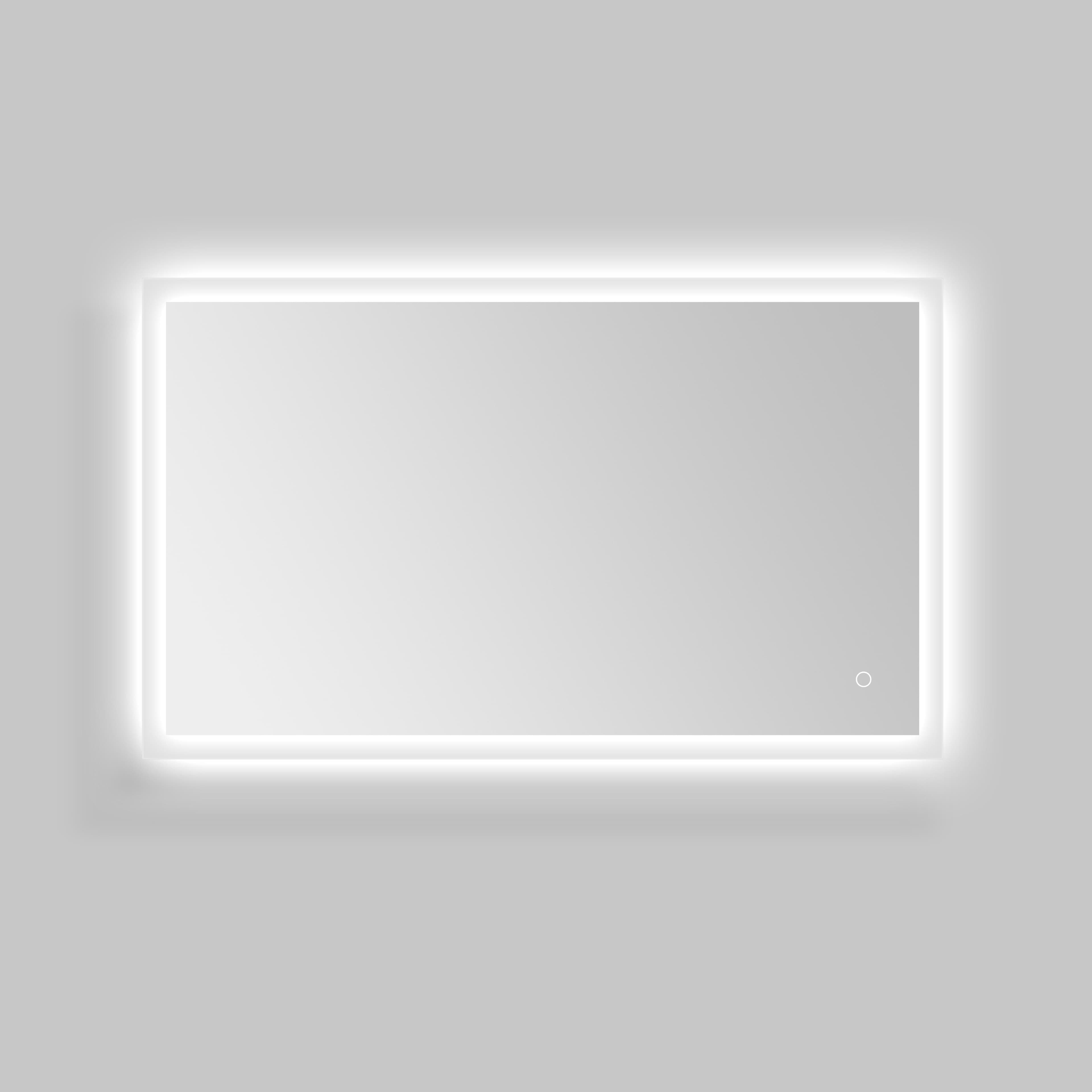 welltime LED-Lichtspiegel Harmony | Silber