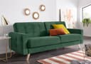 exxpo - sofa fashion 3-Sitzer Nappa | Grün