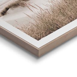 Reinders! Poster Kraniche, im Holzrahmen | Beige