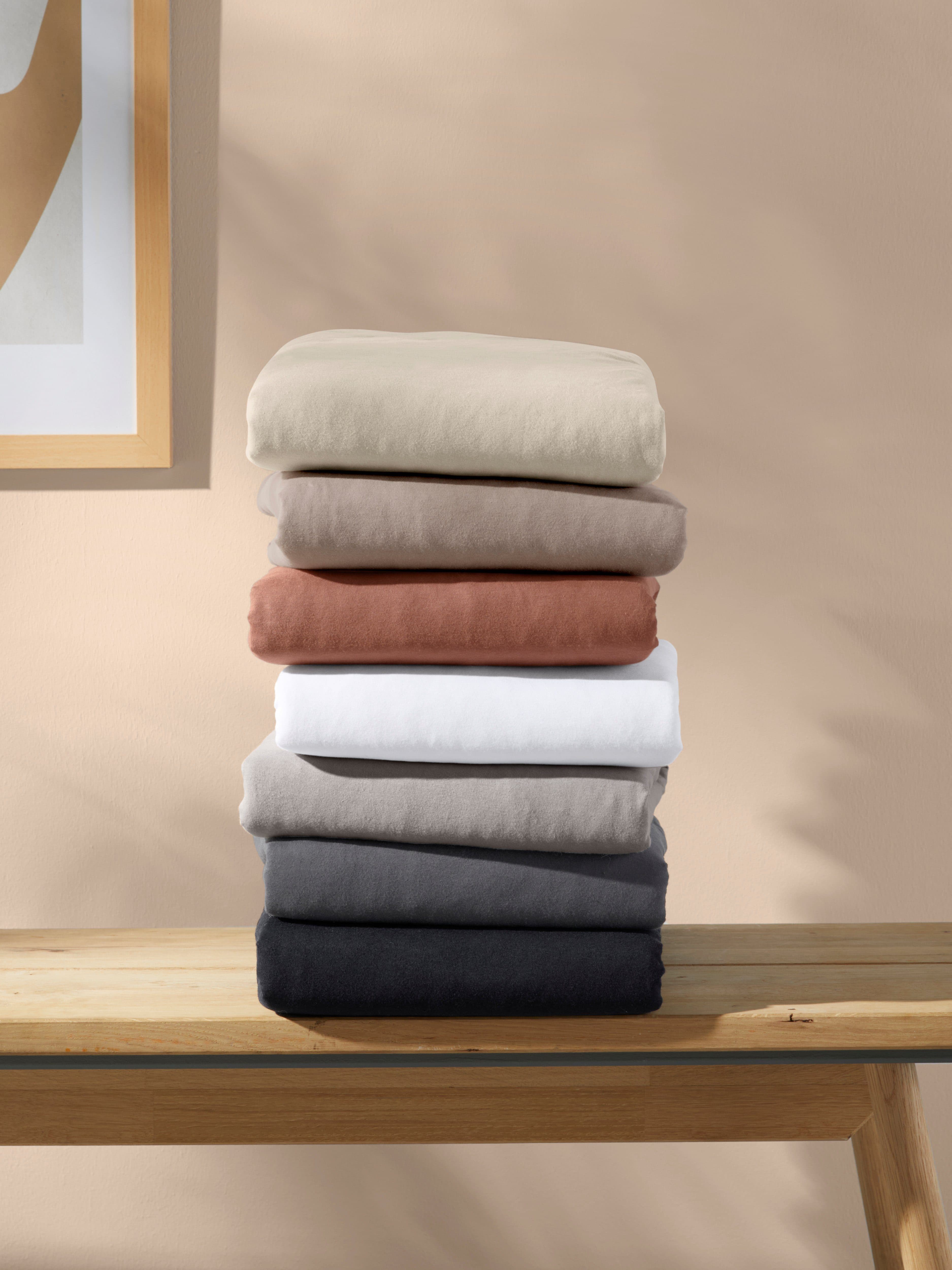 LeGer Home by Lena Gercke Spannbettlaken ANISA | Braun