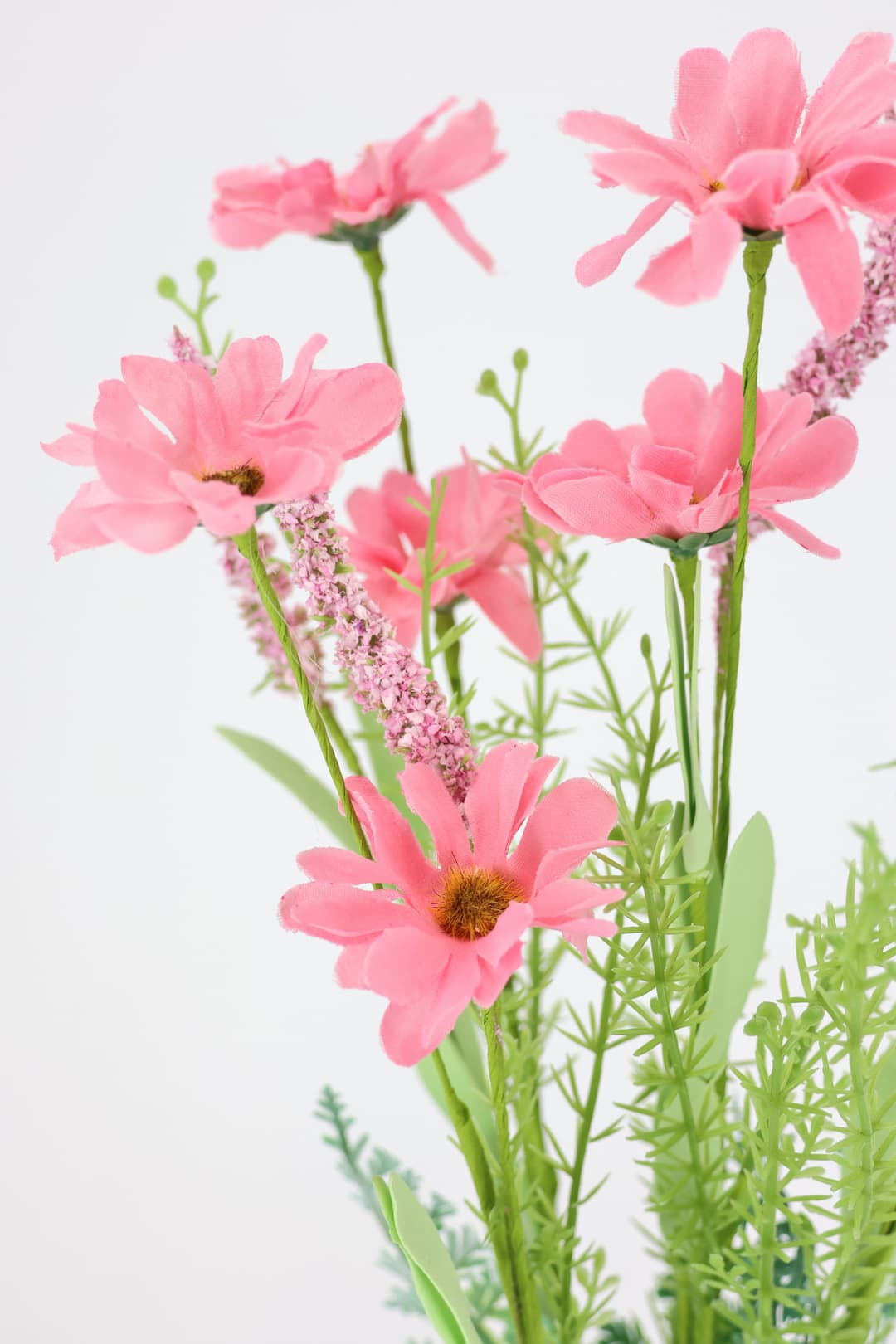Kunstblume Margeriten-Mix-Strauß | Rosa